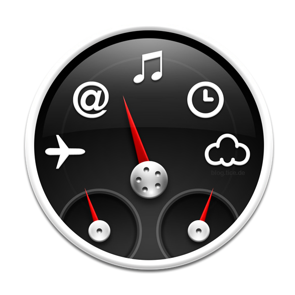 Biểu tượng của Dashboard trên OS X.