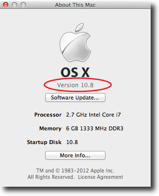 OS X 10.9 hỗ trợ nâng cấp từ phiên bản Snow Leopard 10.6.7 trở lên